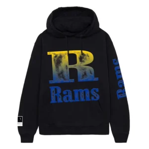 Rams Aleali May x No Caller ID Black Stacked Hoodie