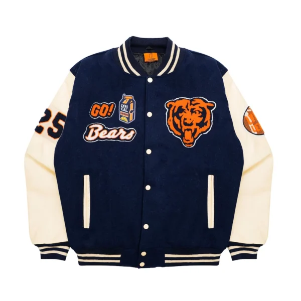 Lyrical Lemonade x Chicago Bears Letterman Varsity Jacket
