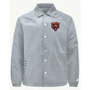 Chicago Bears Retro Team Logo Coaches Jacket