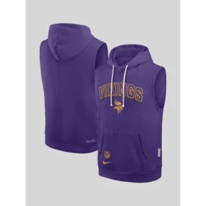 J.J. McCarthy Minnesota Vikings Sleeveless Hoodie
