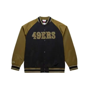 Mitchell & Ness San Francisco 49ers Double Clutch Raglan Jacket