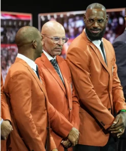 LeBron James NBA Orange Jacket - Image 3