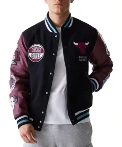 Alternative view of New Era NBA Patch Chicago Bulls Jacket