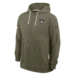 New Orleans Saints 2025 Salute to Service Sideline Hoodie