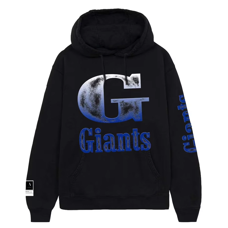 Giants Aleali May x No Caller ID Black Stacked Hoodie