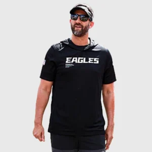 Nick Sirianni Eagles Sideline Performance Hoodie T-Shirt