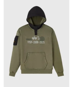 OVO Alpha Industries Garment Dyed Hoodie