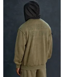 OVO Alpha Industries Garment Dyed Hoodie - Image 3