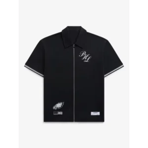 Off Season Philadelphia Eagles Zip-Up T-Shirt