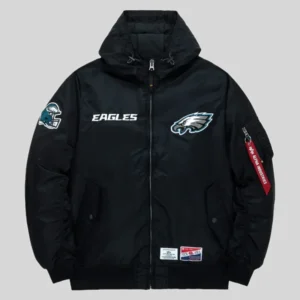Philadelphia Eagles x Alpha x New Era L-2B Bomber Jacket