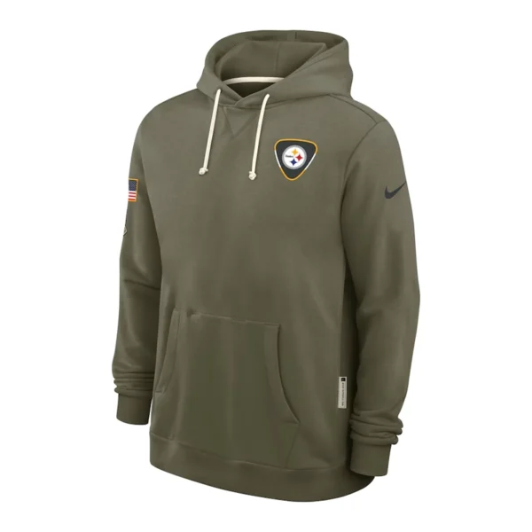 Pittsburgh Steelers 2025 Salute to Service Sideline Hoodie