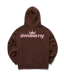 Awake NY Crown Logo Full Zip Hoodie - Image 3