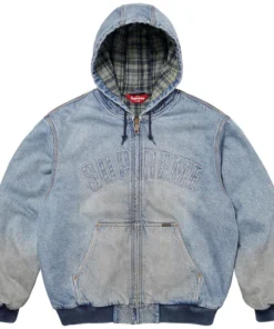 Supreme Reflective Arc Hooded Work Jacket - Image 3