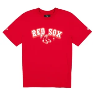 Boston Red Sox OVO x New Era Red Graffiti T-Shirt