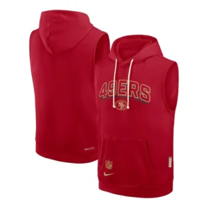 San Francisco 49ers Nike Sideline Sleeveless Hoodie