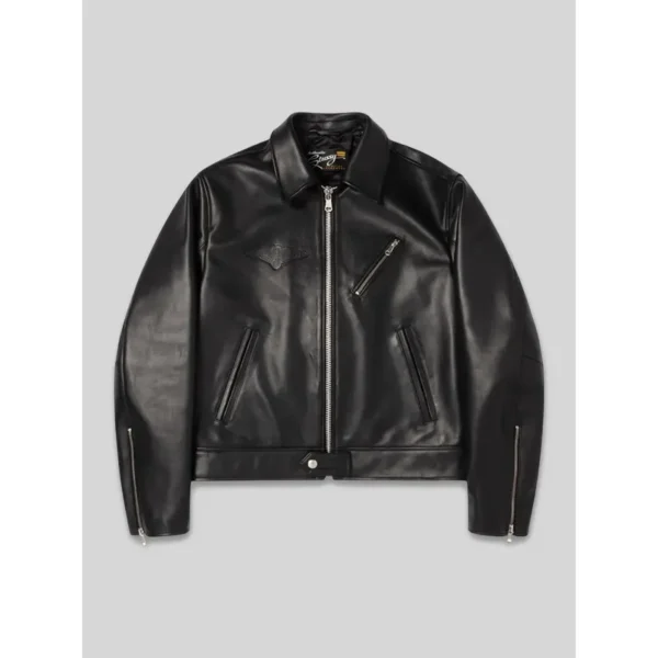 Stussy Biker Leather Jacket