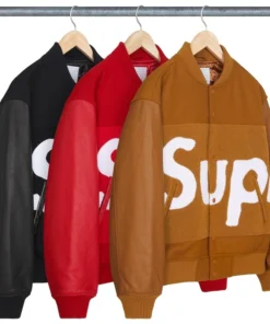 Supreme Big Logo Chenille Varsity Jacket
