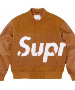 Alternative view of Supreme Big Logo Chenille Varsity Jacket