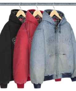 Supreme Reflective Arc Hooded Work Jacket