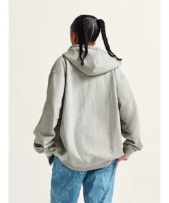 Vans Split Logo Zip-Up Hoodie Grey