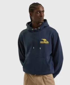 Alternative view of Arsenal Classics Navy East Stand Hoodie