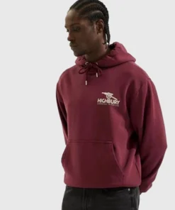 Alternative view of Arsenal Classics Burgundy East Stand Hoodie