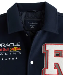 Abercrombie Oracle Red Bull Racing Varsity Jacket - Image 4
