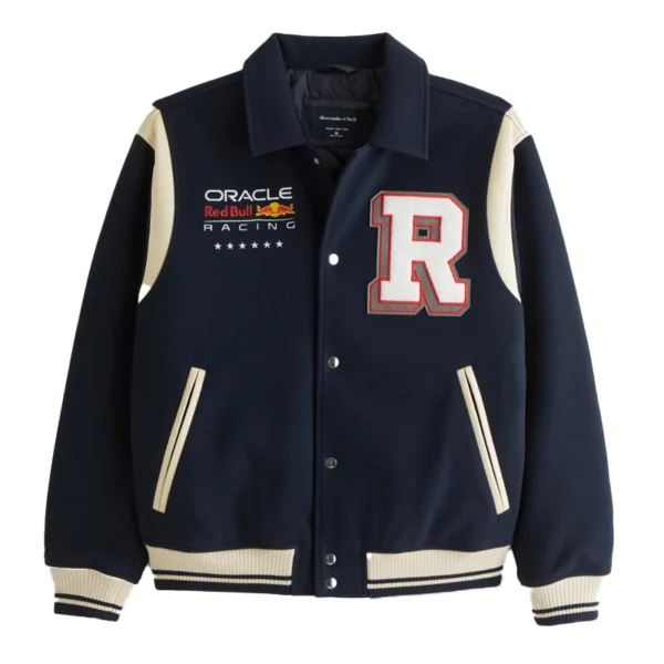 Abercrombie Oracle Red Bull Racing Varsity Jacket