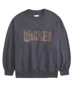 Abercrombie Wicked Oversized Sunday Crewneck Sweatshirt 2025