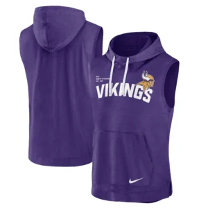 Carson Wentz Minnesota Vikings Sleeveless Hoodie
