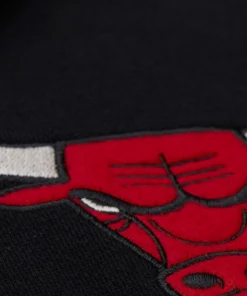 Chicago Bulls Black Courtside Full-Snap Jacket - Image 4