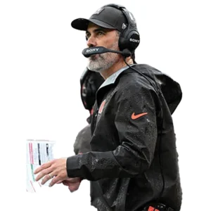 Cleveland Browns 2025 Coach Kevin Stefanski Brown Jacket