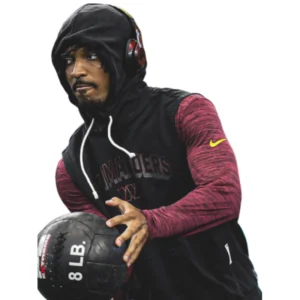 Jayden Daniels Commanders Sleeveless Hoodie