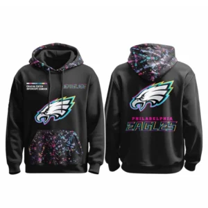 Eagles Crucial Catch Intercept Cancer 2025 Hoodie