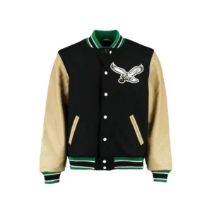 Eagles Varsity Wool/Leather Jacket