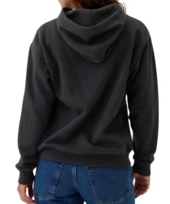 Gap Rhinestone Black Oversized Pullover Hoodie Black