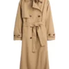 Gap × Sandy Liang Bow-Back Trench 2025 Coat – Brown
