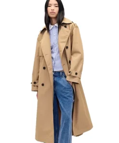 Gap × Sandy Liang Bow-Back Trench Coat - Image 4