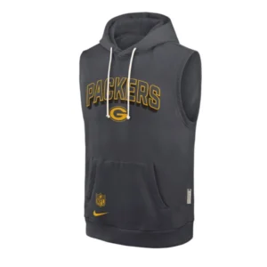 Xavier McKinney Packers Sideline Sleeveless Hoodie