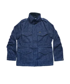 Iron Heart 16oz Natural Indigo Selvedge Denim M65 Field Jackets