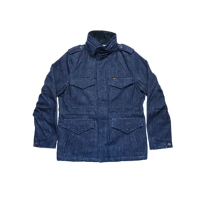 Iron Heart 16oz Natural Indigo Selvedge Denim M65 Field Jackets