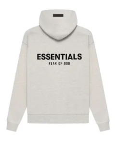 Alternative view of Light Oatmeal Essentials Hoodie