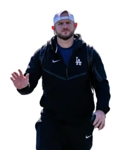Los Angeles Dodgers Nike Tech Fleece Windrunner Hoodie Jacket - Image 4