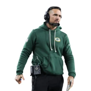 Matt LaFleur Green Bay Packers Nike Sideline Hoodie Green