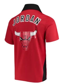 Chicago Bulls Michael Jordan Mitchell & Ness Red T-Shirt - Image 3
