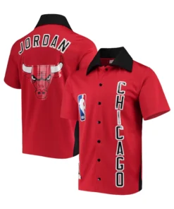 Chicago Bulls Michael Jordan Mitchell & Ness Red T-Shirt
