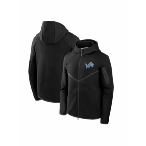 Detroit Lions Nike Tech Fleece Windrunner Full-Zip Hoodie Jacket
