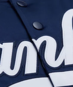New York Yankees 2000 World Series Navy Varsity Jacket - Image 8