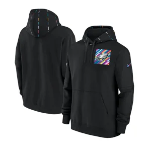 Men's Nike Black Philadelphia Eagles Crucial Catch Club Black Hoodie