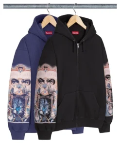 Michael Jackson Dangerous Zip Up Hooded Sweatshirts